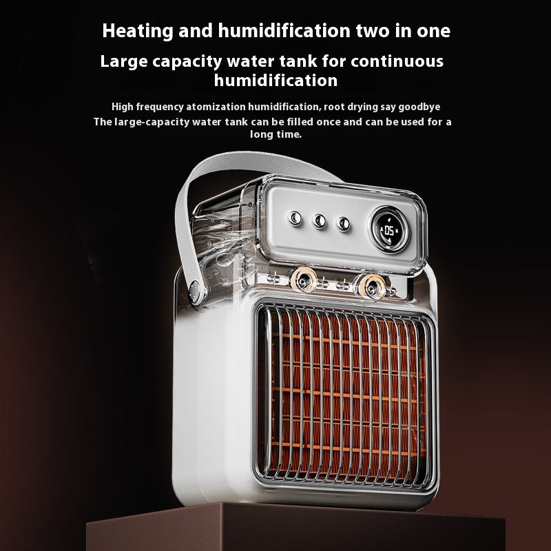 1200W 2-in-1 Efficient Room Heater & Humidifier — Warm & Comfortable All Season