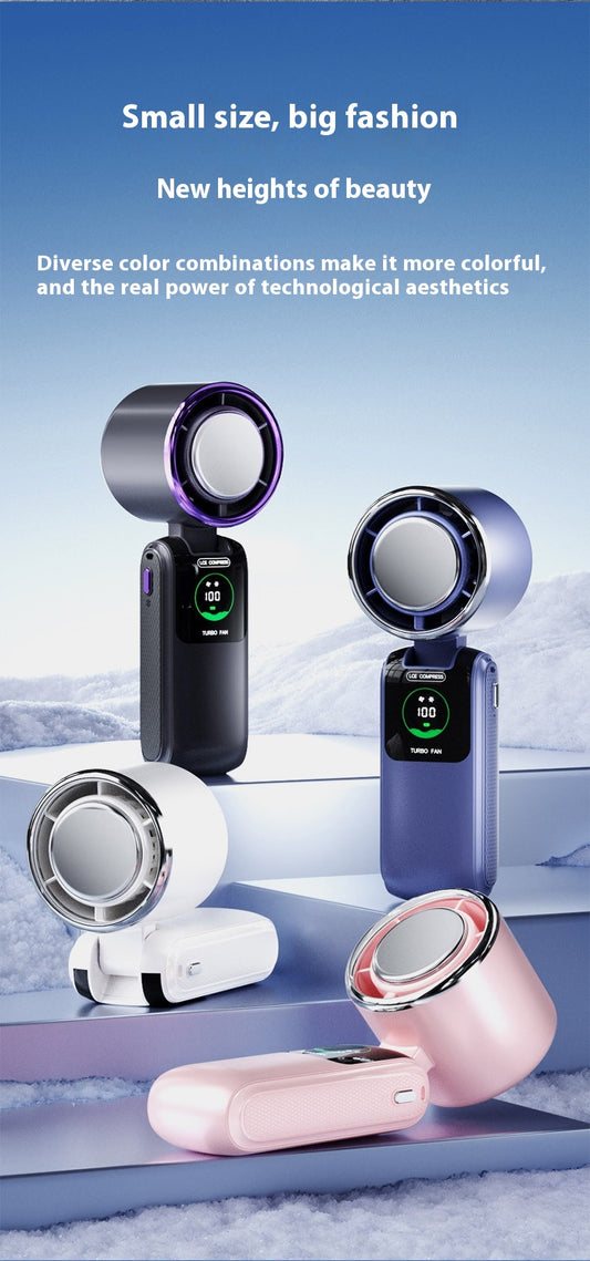 FrostBreeze™ Ice-Cooling Turbo Fan — Stay Cool Anywhere Instantly!