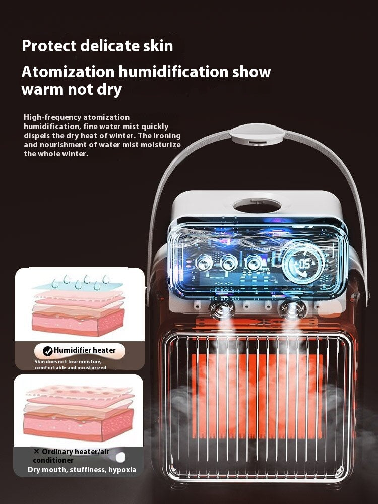 1200W 2-in-1 Efficient Room Heater & Humidifier — Warm & Comfortable All Season
